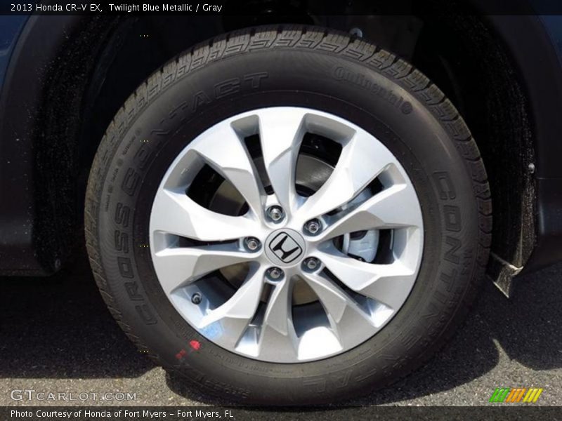 Twilight Blue Metallic / Gray 2013 Honda CR-V EX