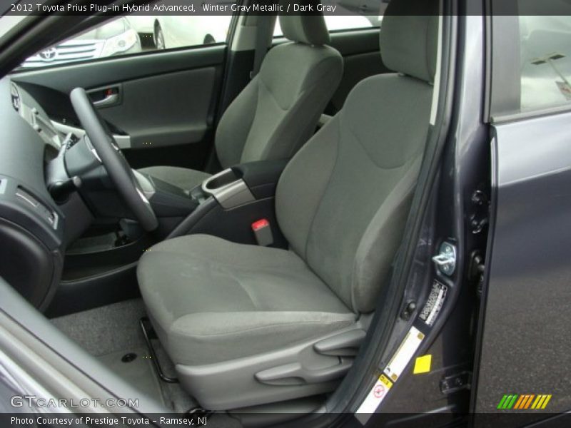 Front Seat of 2012 Prius Plug-in Hybrid Advanced