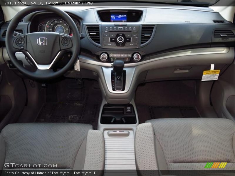 Twilight Blue Metallic / Gray 2013 Honda CR-V EX