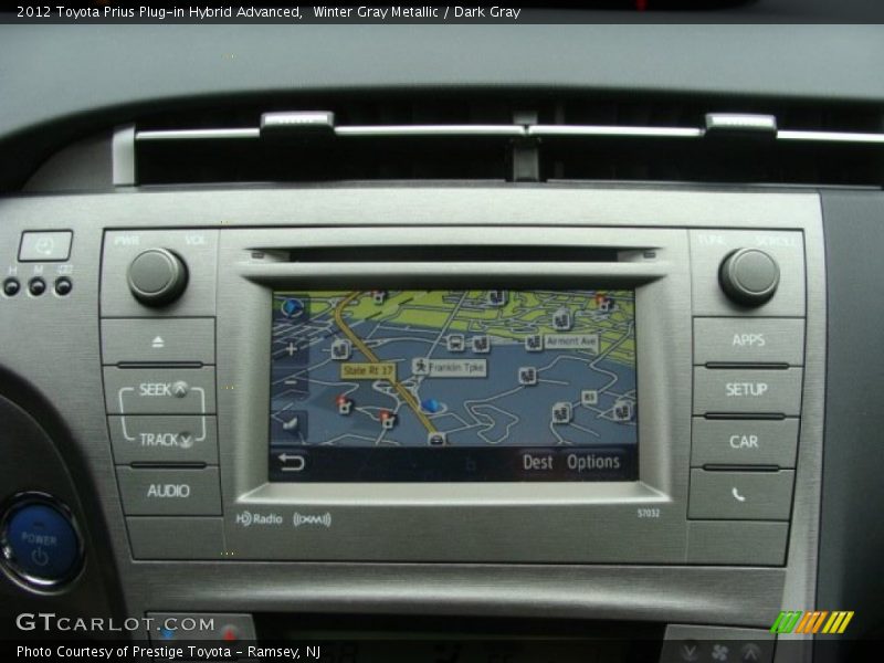 Navigation of 2012 Prius Plug-in Hybrid Advanced