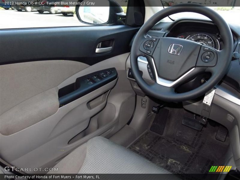 Twilight Blue Metallic / Gray 2013 Honda CR-V EX