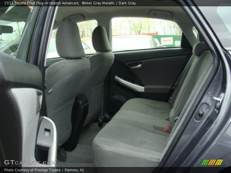 Winter Gray Metallic / Dark Gray 2012 Toyota Prius Plug-in Hybrid Advanced