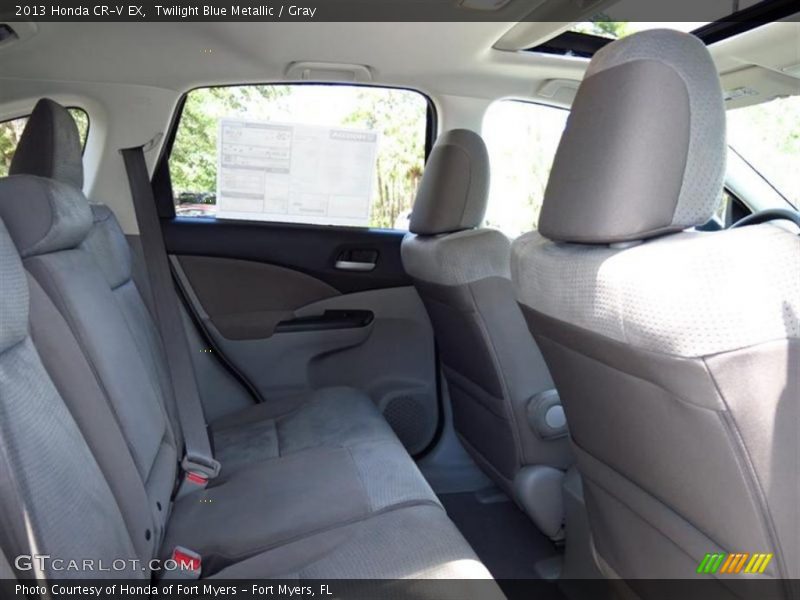 Twilight Blue Metallic / Gray 2013 Honda CR-V EX