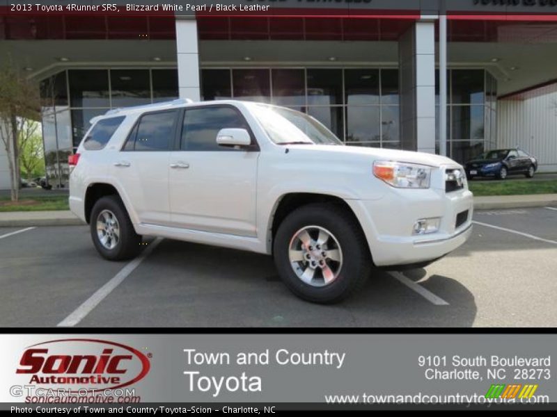 Blizzard White Pearl / Black Leather 2013 Toyota 4Runner SR5