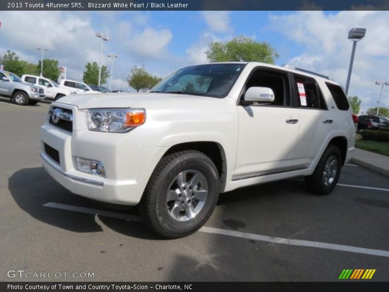 Blizzard White Pearl / Black Leather 2013 Toyota 4Runner SR5