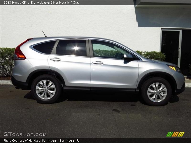 Alabaster Silver Metallic / Gray 2013 Honda CR-V EX