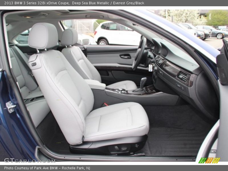 Deep Sea Blue Metallic / Everest Grey/Black 2013 BMW 3 Series 328i xDrive Coupe
