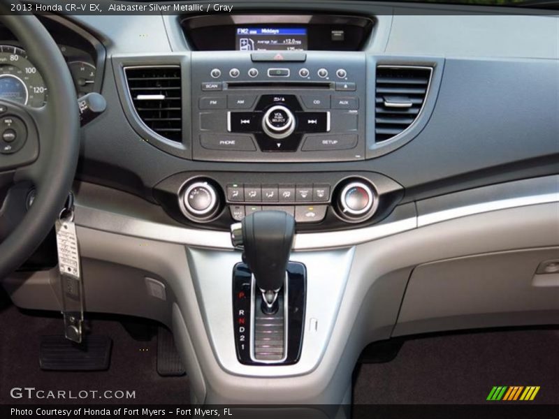 Alabaster Silver Metallic / Gray 2013 Honda CR-V EX