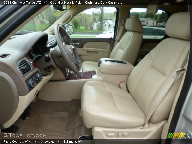 Gold Mist Metallic / Light Cashmere/Dark Cashmere 2011 Chevrolet Tahoe LTZ 4x4
