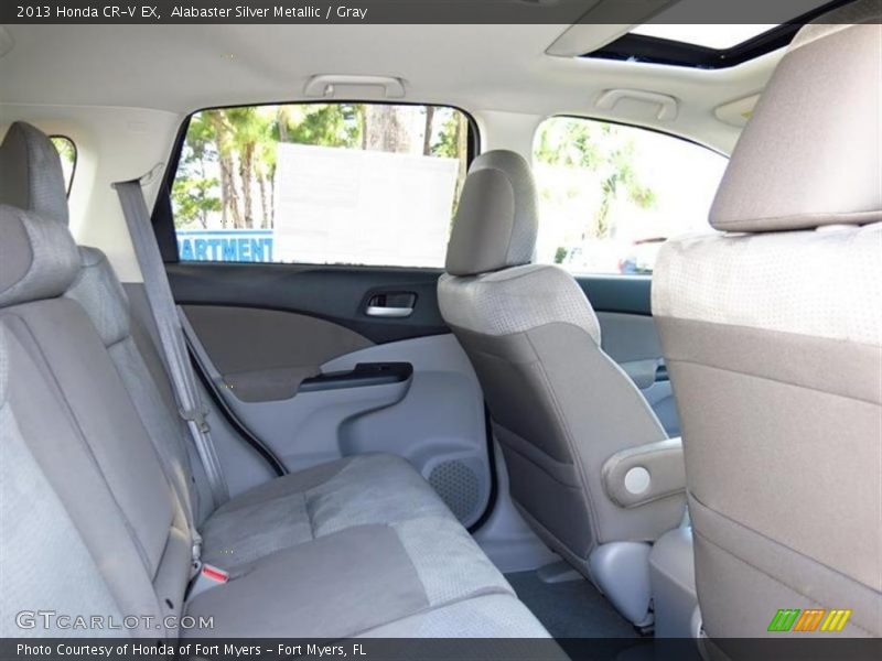 Alabaster Silver Metallic / Gray 2013 Honda CR-V EX