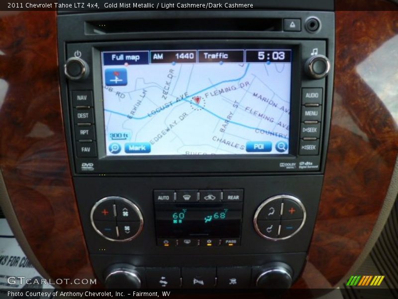 Gold Mist Metallic / Light Cashmere/Dark Cashmere 2011 Chevrolet Tahoe LTZ 4x4