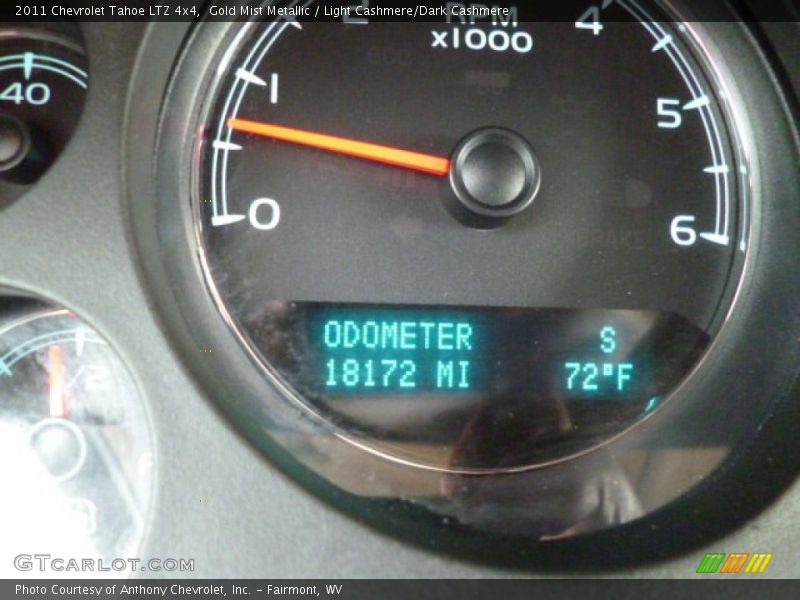 Gold Mist Metallic / Light Cashmere/Dark Cashmere 2011 Chevrolet Tahoe LTZ 4x4