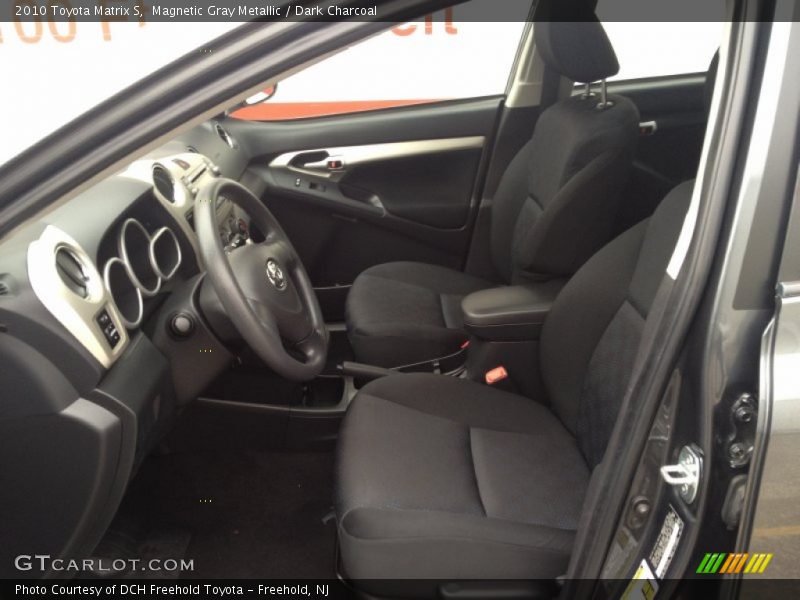 Magnetic Gray Metallic / Dark Charcoal 2010 Toyota Matrix S