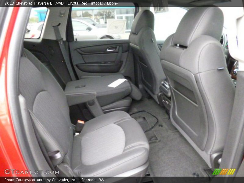 Crystal Red Tintcoat / Ebony 2013 Chevrolet Traverse LT AWD