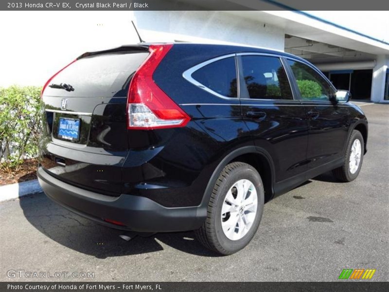 Crystal Black Pearl / Black 2013 Honda CR-V EX
