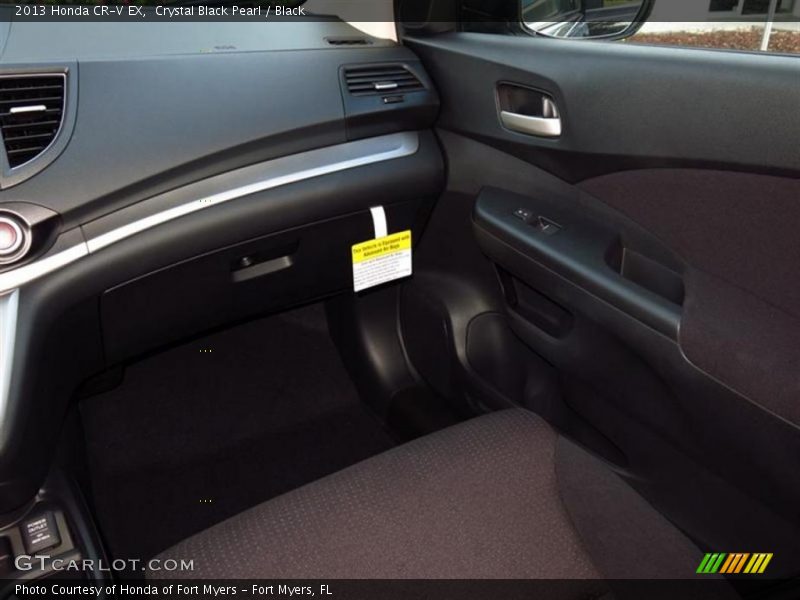 Crystal Black Pearl / Black 2013 Honda CR-V EX