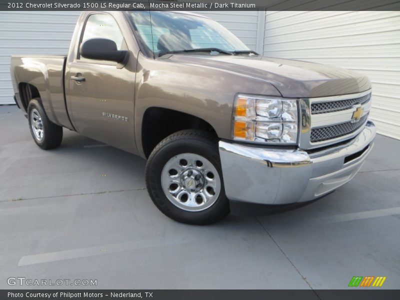 Mocha Steel Metallic / Dark Titanium 2012 Chevrolet Silverado 1500 LS Regular Cab