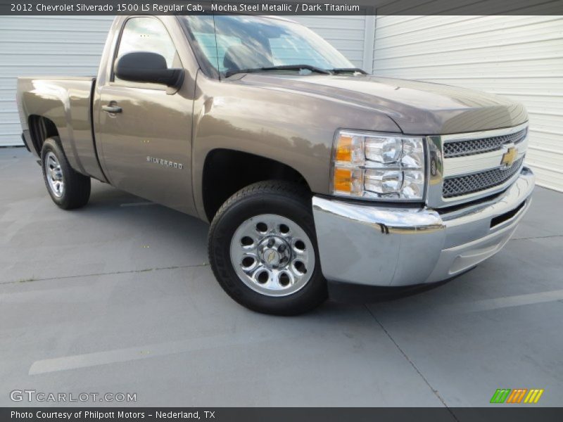 Mocha Steel Metallic / Dark Titanium 2012 Chevrolet Silverado 1500 LS Regular Cab
