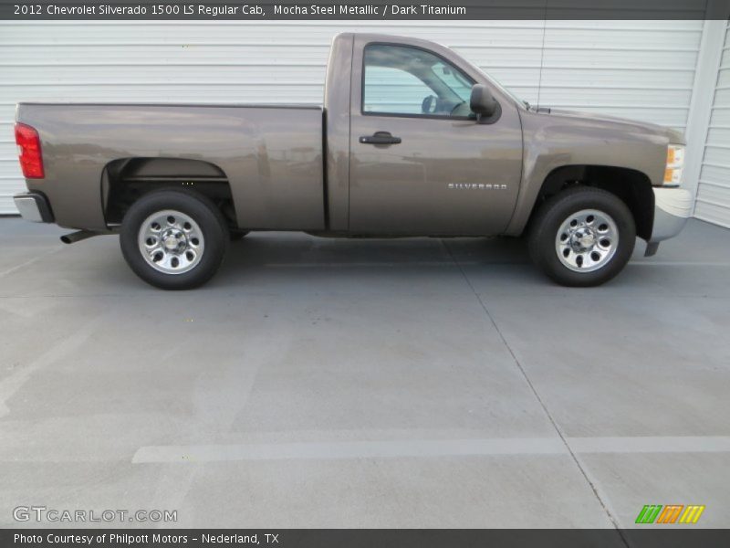 Mocha Steel Metallic / Dark Titanium 2012 Chevrolet Silverado 1500 LS Regular Cab