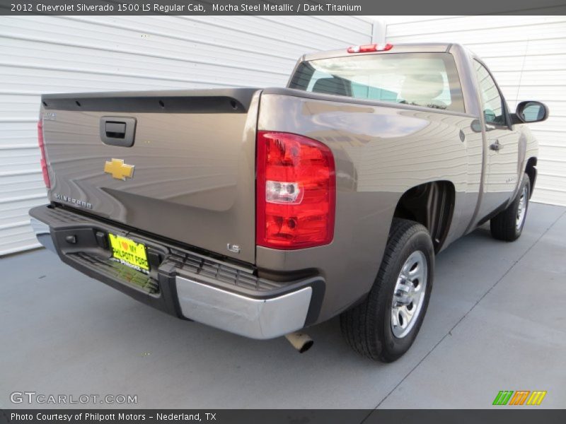 Mocha Steel Metallic / Dark Titanium 2012 Chevrolet Silverado 1500 LS Regular Cab