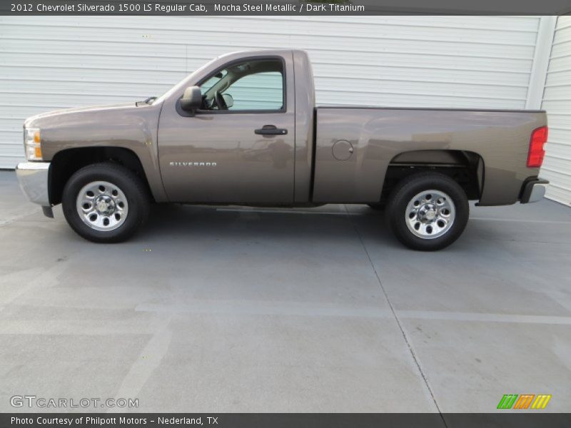 Mocha Steel Metallic / Dark Titanium 2012 Chevrolet Silverado 1500 LS Regular Cab
