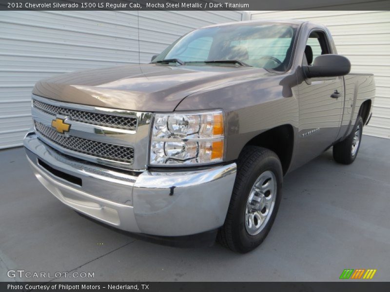 Mocha Steel Metallic / Dark Titanium 2012 Chevrolet Silverado 1500 LS Regular Cab