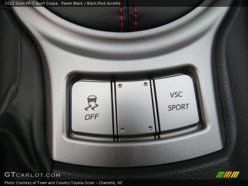 Raven Black / Black/Red Accents 2013 Scion FR-S Sport Coupe