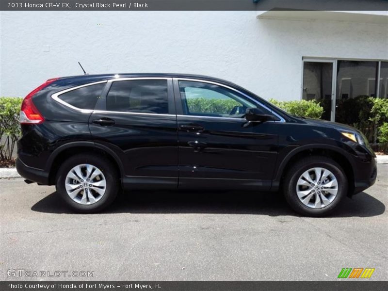 Crystal Black Pearl / Black 2013 Honda CR-V EX