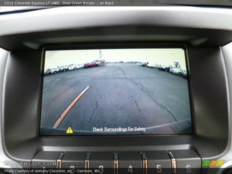 Steel Green Metallic / Jet Black 2013 Chevrolet Equinox LT AWD