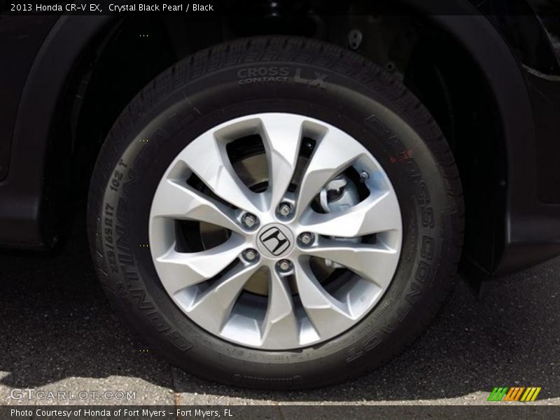 Crystal Black Pearl / Black 2013 Honda CR-V EX