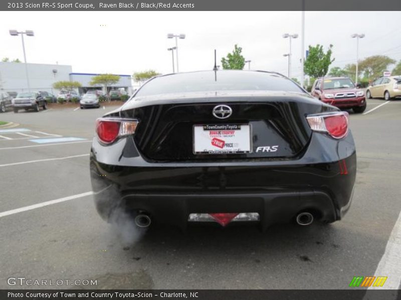 Raven Black / Black/Red Accents 2013 Scion FR-S Sport Coupe