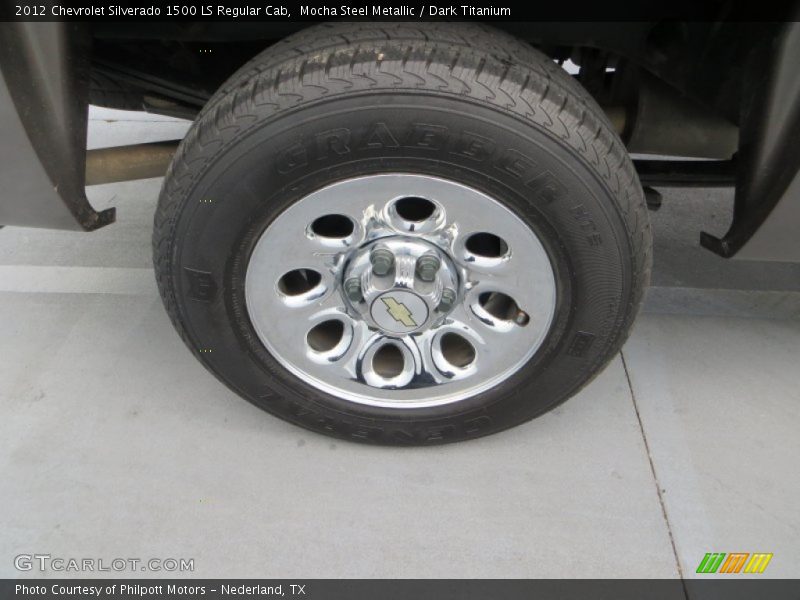 Mocha Steel Metallic / Dark Titanium 2012 Chevrolet Silverado 1500 LS Regular Cab