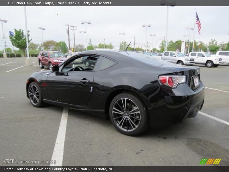 Raven Black / Black/Red Accents 2013 Scion FR-S Sport Coupe