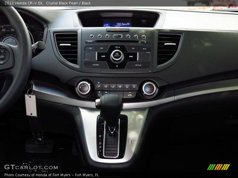 Crystal Black Pearl / Black 2013 Honda CR-V EX