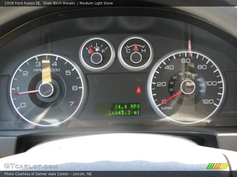 Silver Birch Metallic / Medium Light Stone 2008 Ford Fusion SE