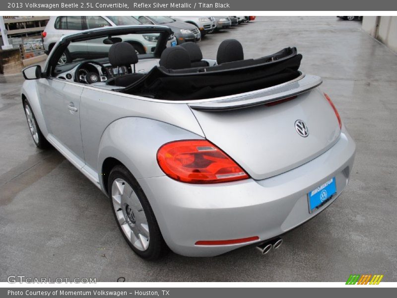 Reflex Silver Metallic / Titan Black 2013 Volkswagen Beetle 2.5L Convertible