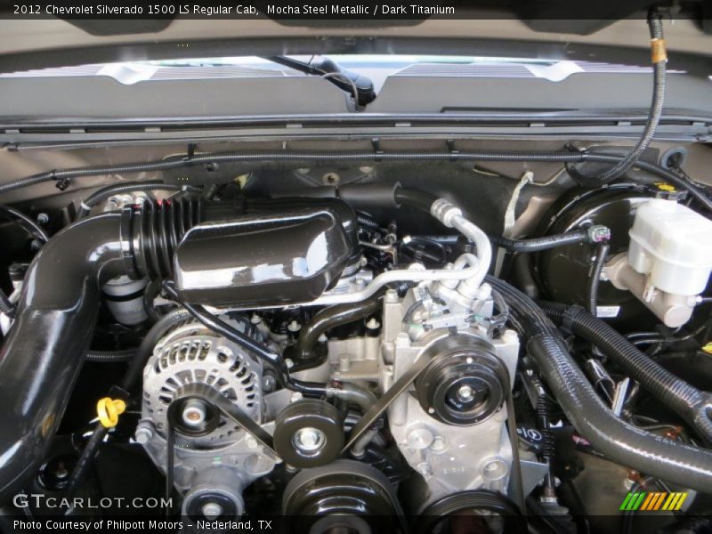 Mocha Steel Metallic / Dark Titanium 2012 Chevrolet Silverado 1500 LS Regular Cab