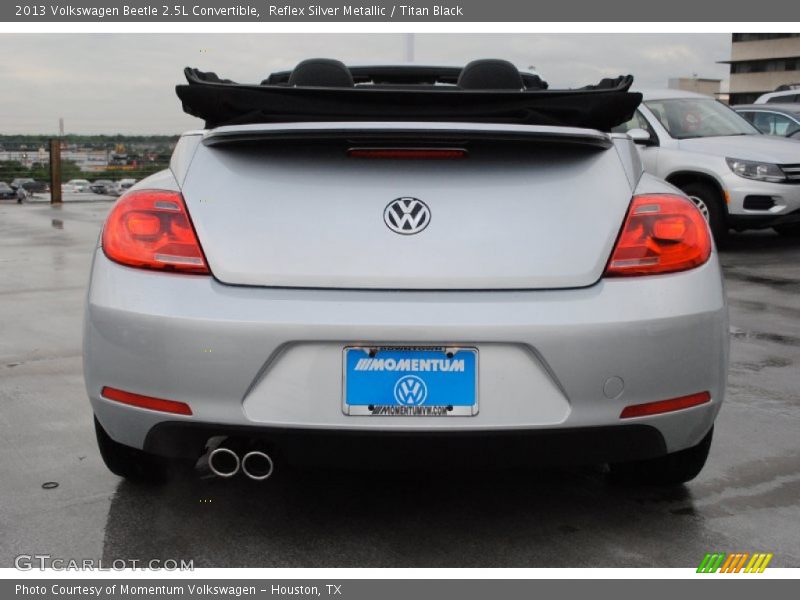 Reflex Silver Metallic / Titan Black 2013 Volkswagen Beetle 2.5L Convertible