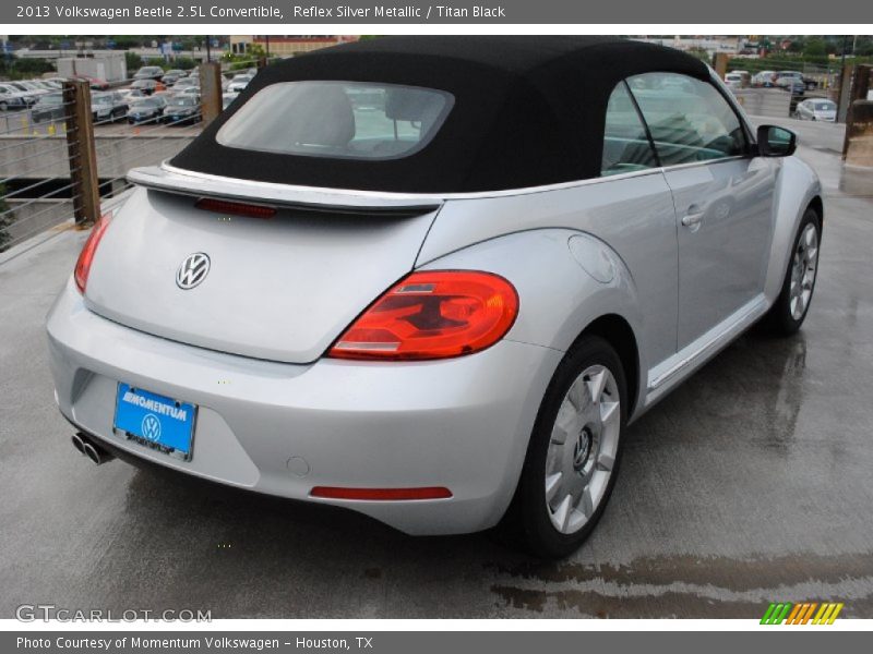 Reflex Silver Metallic / Titan Black 2013 Volkswagen Beetle 2.5L Convertible