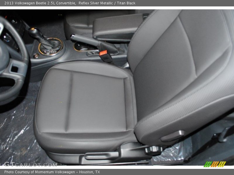 Reflex Silver Metallic / Titan Black 2013 Volkswagen Beetle 2.5L Convertible
