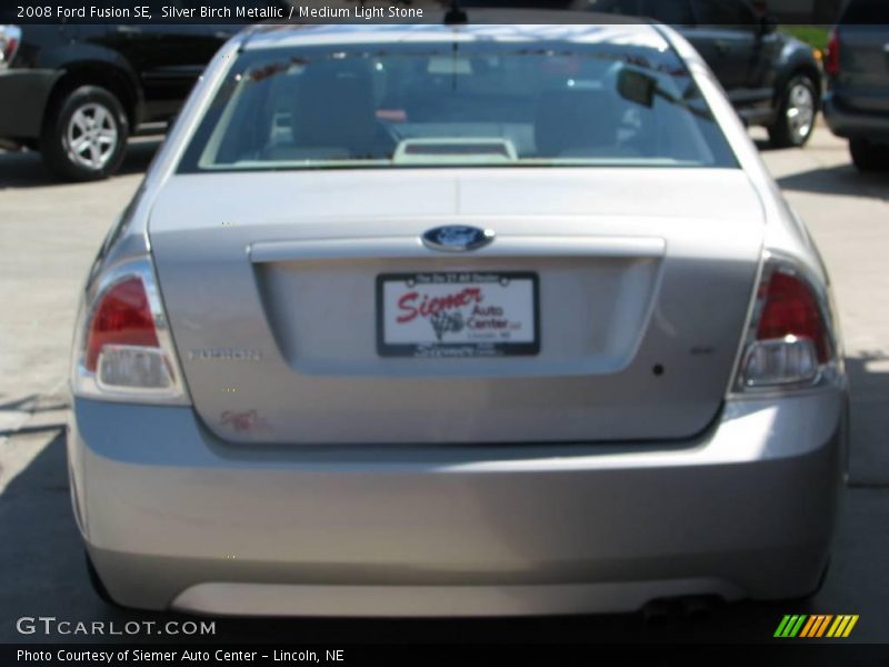 Silver Birch Metallic / Medium Light Stone 2008 Ford Fusion SE