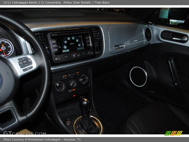 Reflex Silver Metallic / Titan Black 2013 Volkswagen Beetle 2.5L Convertible