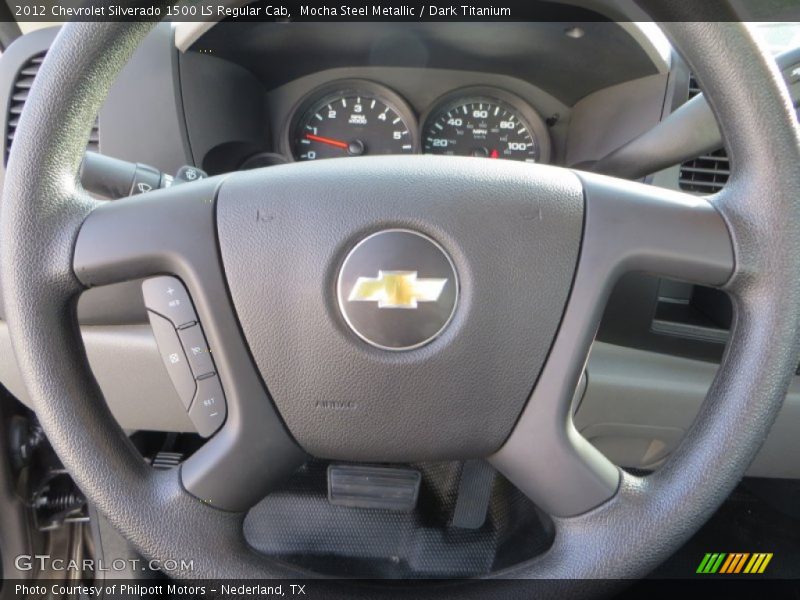 Mocha Steel Metallic / Dark Titanium 2012 Chevrolet Silverado 1500 LS Regular Cab