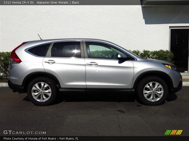 Alabaster Silver Metallic / Black 2013 Honda CR-V EX