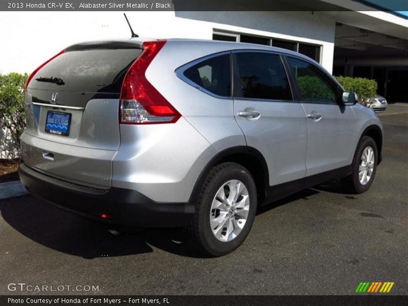 Alabaster Silver Metallic / Black 2013 Honda CR-V EX
