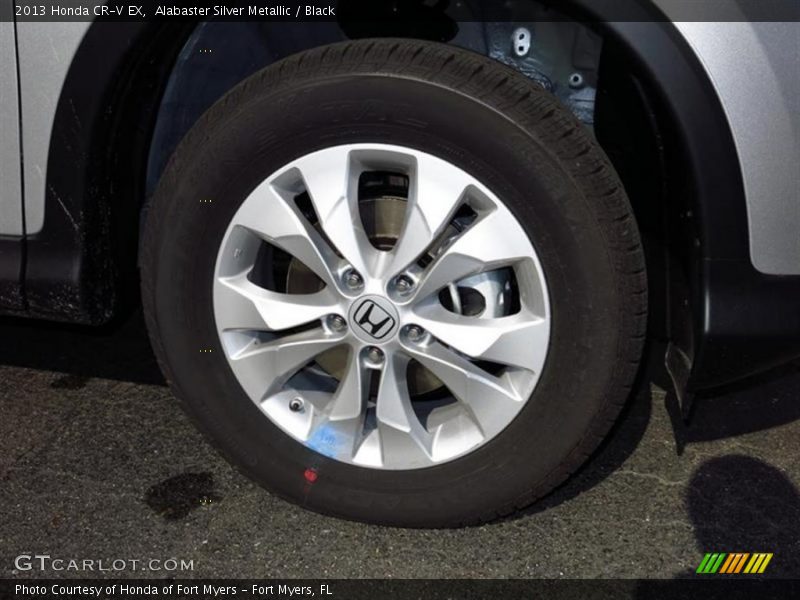Alabaster Silver Metallic / Black 2013 Honda CR-V EX