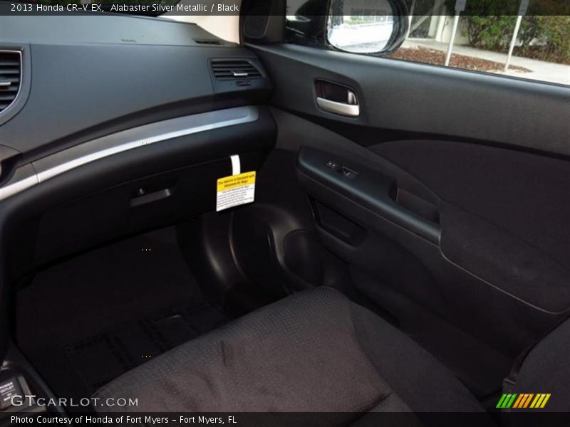 Alabaster Silver Metallic / Black 2013 Honda CR-V EX