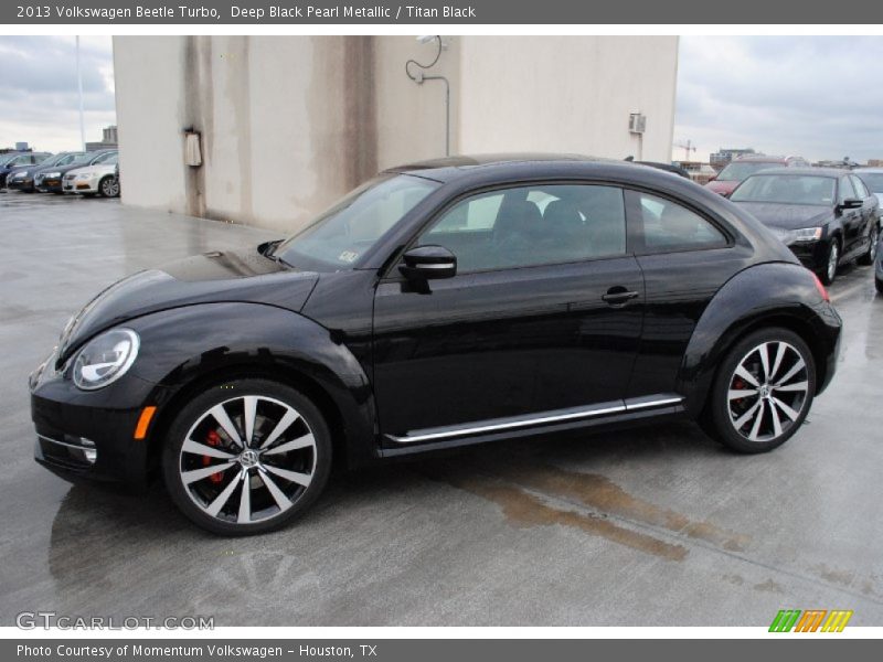 Deep Black Pearl Metallic / Titan Black 2013 Volkswagen Beetle Turbo