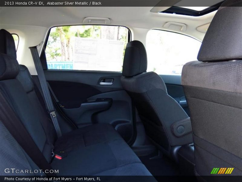 Alabaster Silver Metallic / Black 2013 Honda CR-V EX