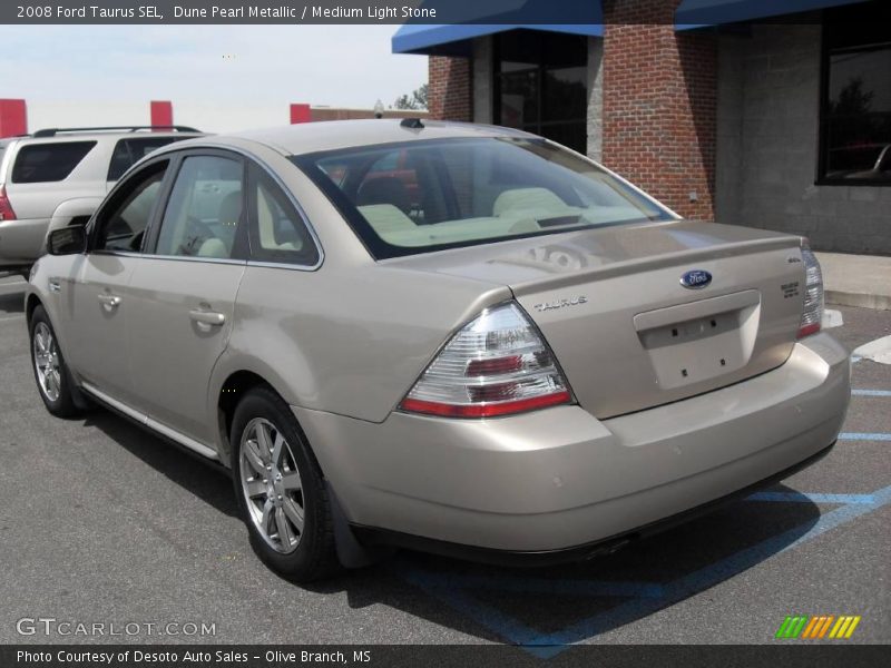Dune Pearl Metallic / Medium Light Stone 2008 Ford Taurus SEL